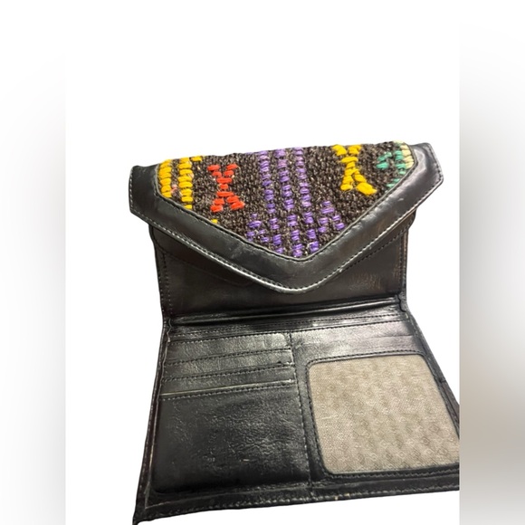 Handmade Woven Turkish Kilim Wallet Clutch, can Convert to Crossbody - Picture 16 of 16